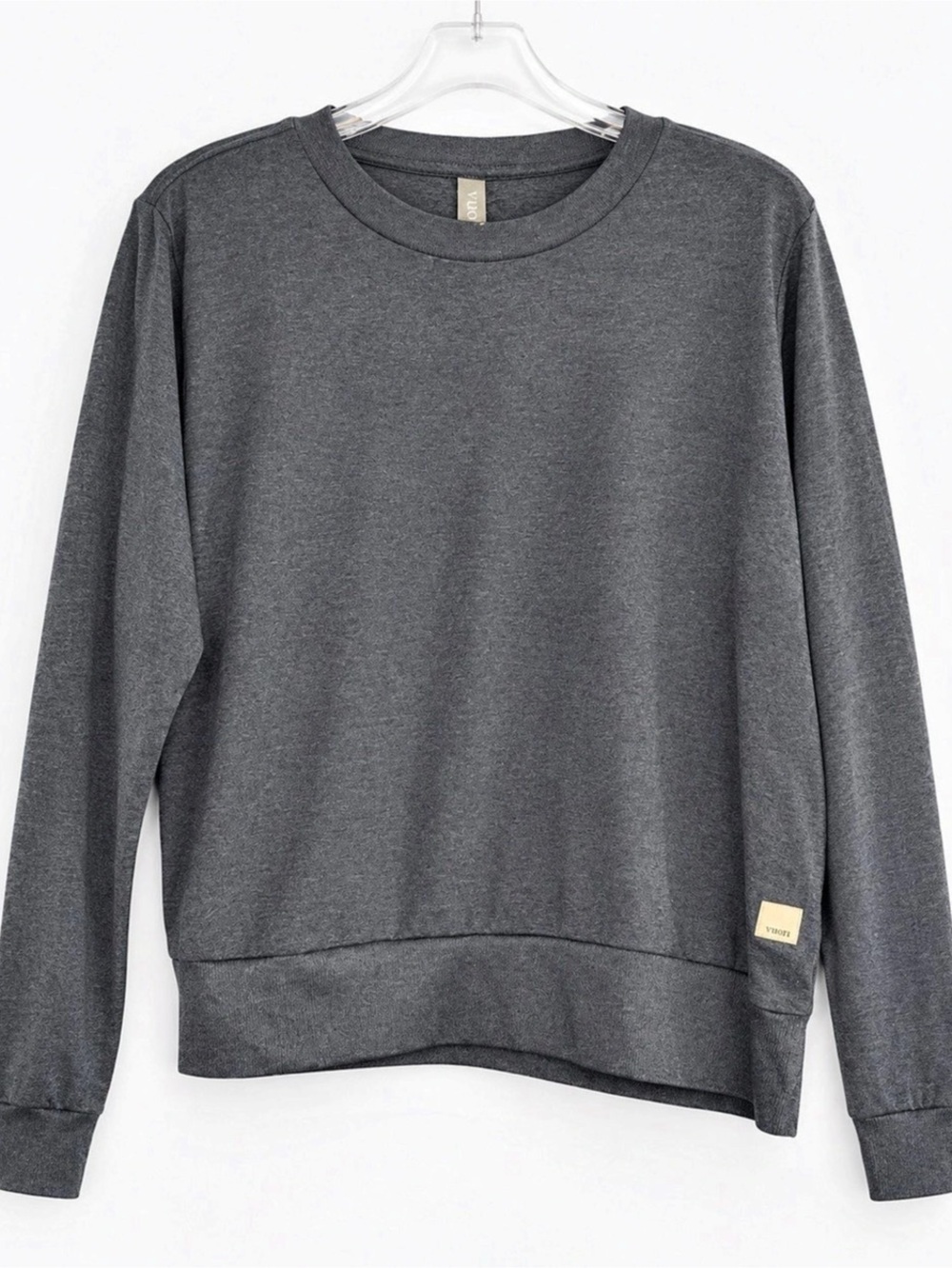 Vuori Daydream Crew Gray Sweatshirt Size Large